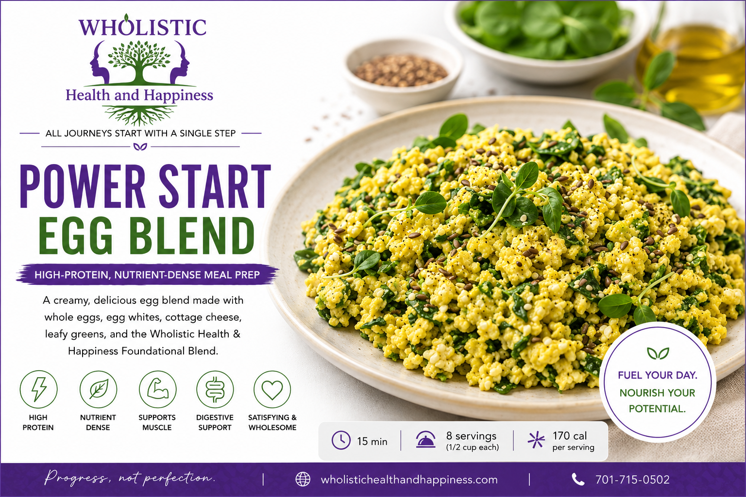 Egg omelet blend