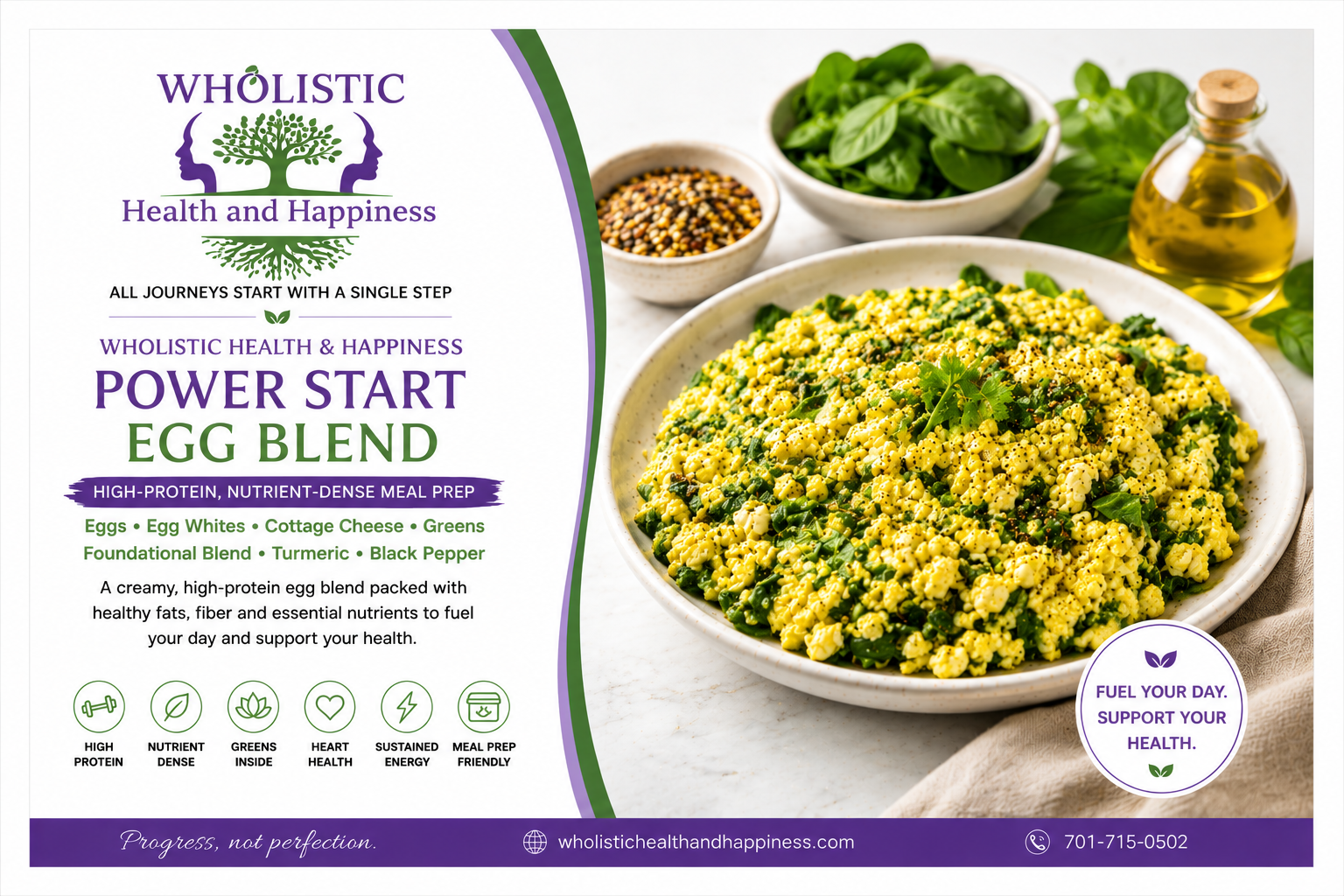 Egg omelet blend
