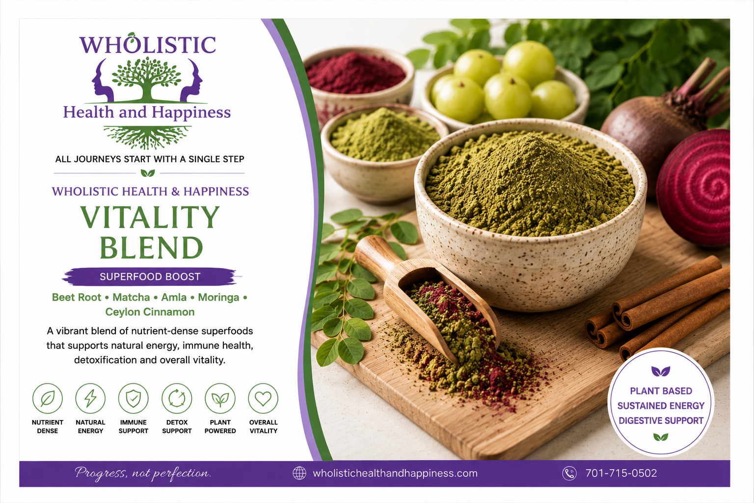 Bowl of matcha green superfood powder