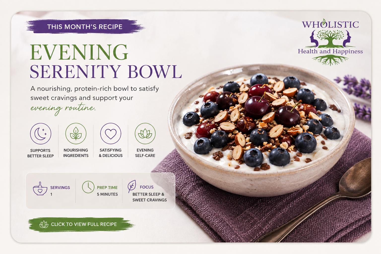 Evening serenity bowl